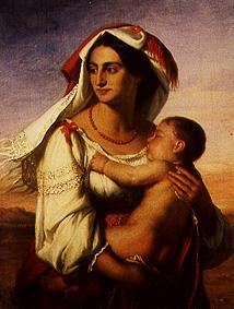 Italienerin mit Kind. 1848/1851
