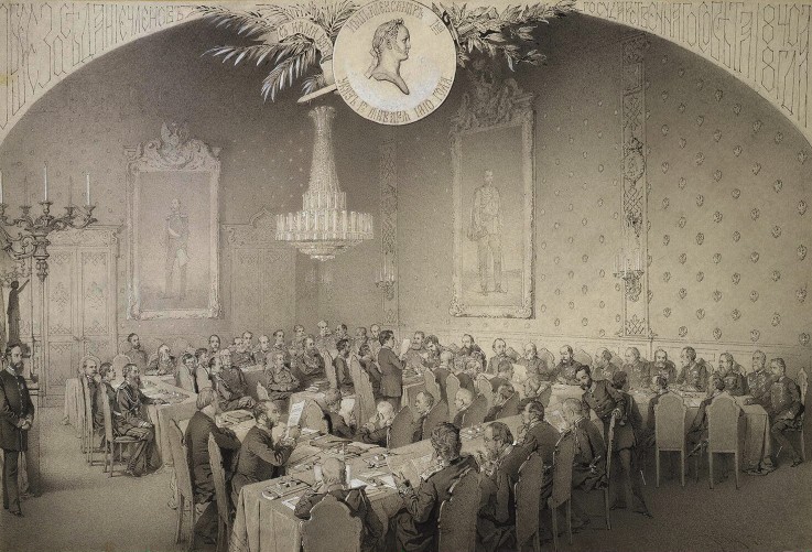 Sitzung des Staatsrates im Jahre 1884 von Mihaly von Zichy
