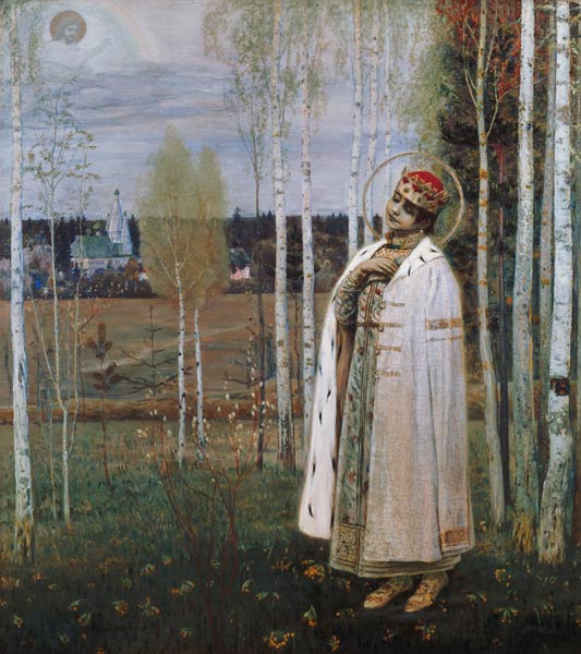 Die Erscheinung des ermordeten Prinzen Dimitri von Mikhail Vasilievich Nesterov