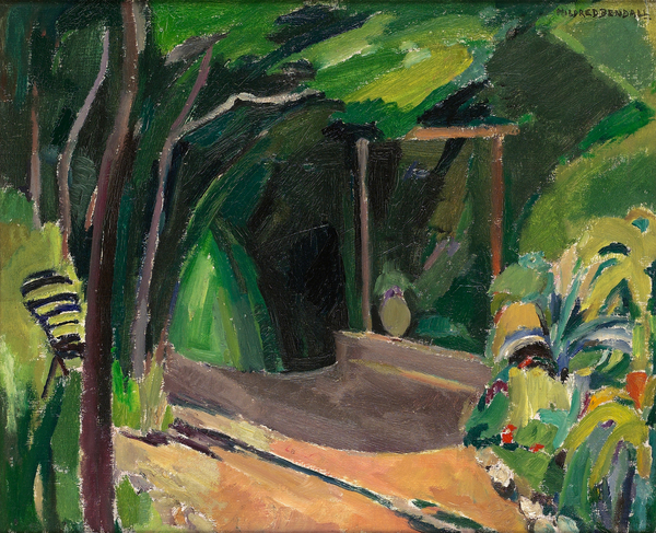 Un coin de jardin, c von Mildred Bendall