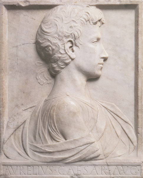 Marcus Aurelius, relief profile von Mino  da Fiesole