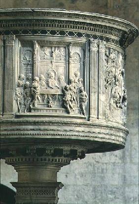 Pulpit depicting The Feast of Herod