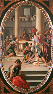 Lavinia am Altar. von Mirabello Cavalori