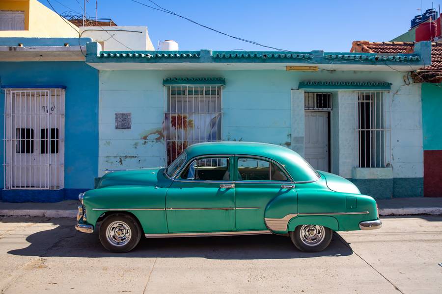 Oldtimer Trinidad, Kuba von Miro May