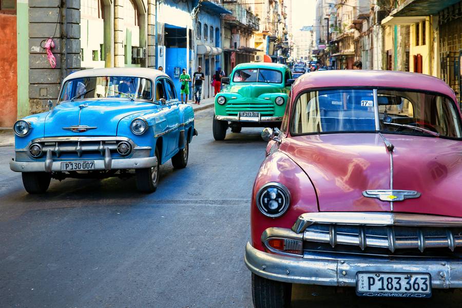 Oldtimers Havanna, Kuba von Miro May