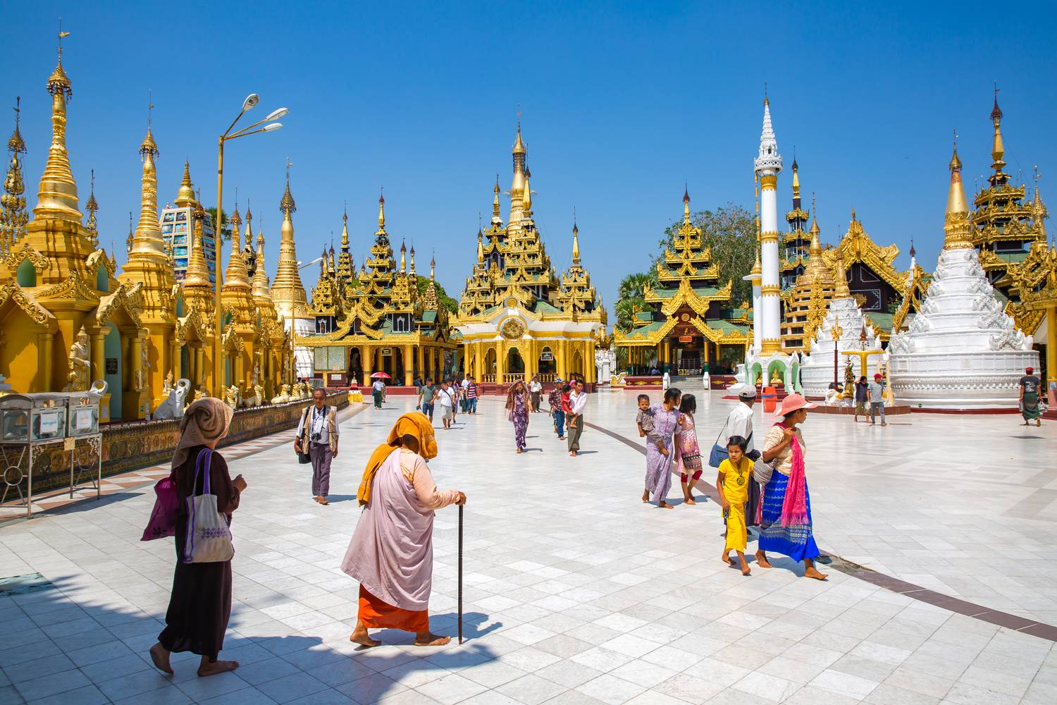 Shwedagon-Pagode in Yangon, Myanmar (Burma) von Miro May
