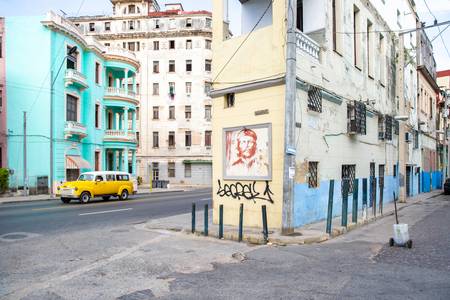 Oldtimer in Havana, Cuba. Street in Havanna, Kuba 2020