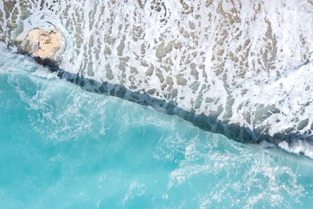 Wellen am Strand VI, Sand und Türkises Wasser, Entspannung, Urlaub und Freiheit 2021