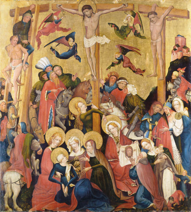 Kreuzigung Christi von Mittelrheinischer Meister um 1420