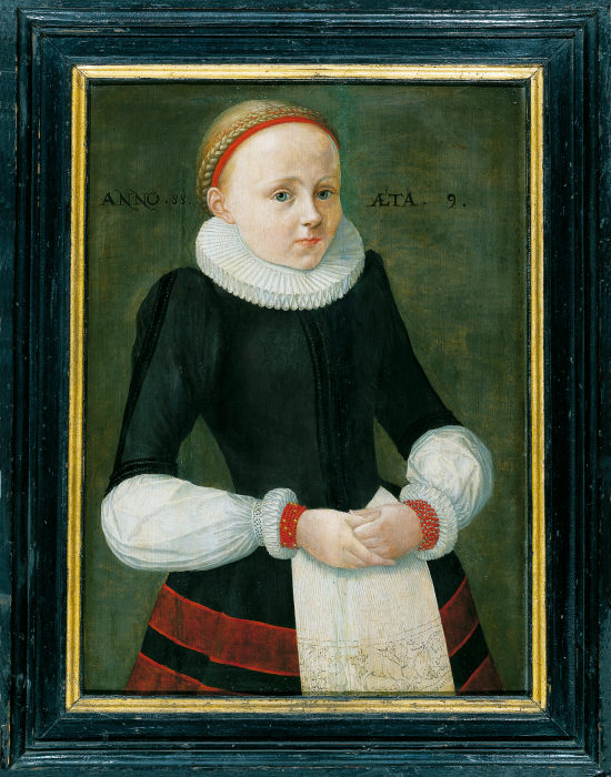 Bildnis der Maria Jacobina Völker von Mittelrheinischer Meister von 1588
