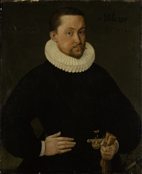 Bildnis des Johann Philipp Völker von Mittelrheinischer Meister von 1588