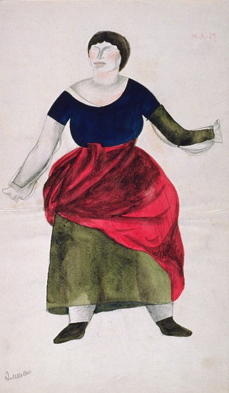 Emilia from the opera Otello by Giuseppe Verdi (1813-1901) von Moisei Zeligovich Levin