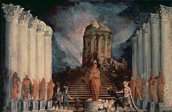 Destruction of the Temple of Jerusalem von Monsu TitusDesiderio