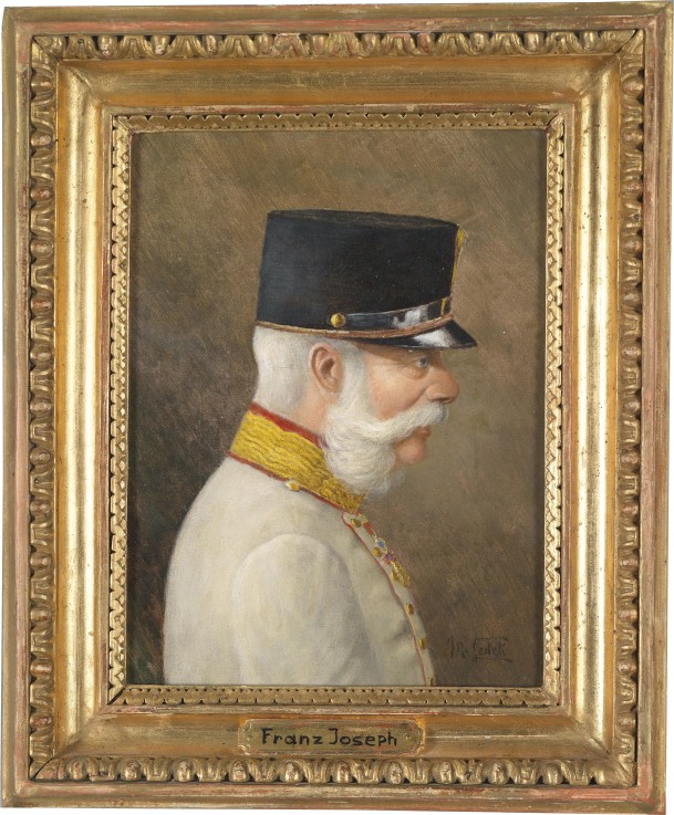 Porträt von Kaiser Franz Joseph I. von Österreich von Moritz Ledeli