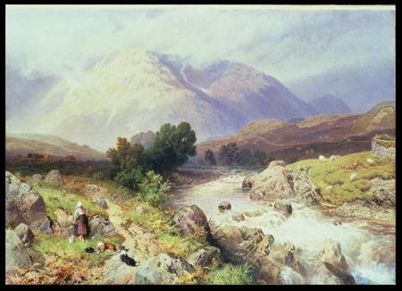 The Highlands, near Argyle von Myles Birket Foster