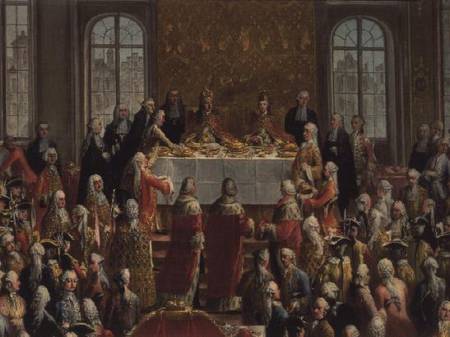 The Coronation Banquet of Joseph II (1741-90), Emperor of Germany von Mytens (Schule)