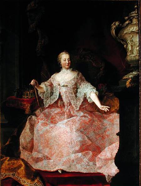 Empress Maria-Theresa (1717-80) von Mytens (Schule)