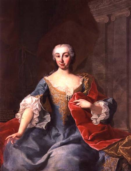 Katherina, Countess Harrach nee Countess Bouqnoy, wife of Count Karl Anton von Harrach von Mytens (Schule)