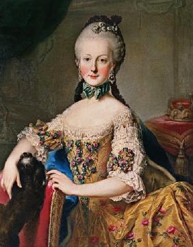 Archduchess Maria Elisabeth Habsburg-Lothringen (1743-1808) sixth child of Empress Maria Theresa of
