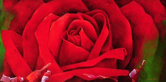 The Rose, 1997 (oil on canvas)  von Myung-Bo  Sim