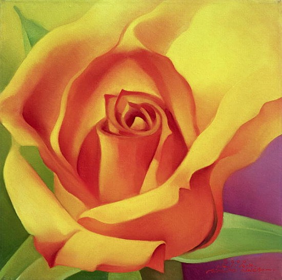 The Rose, 2000 (oil on canvas)  von Myung-Bo  Sim