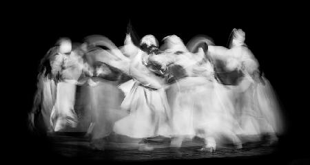 Sufi-Tanz in Bewegung