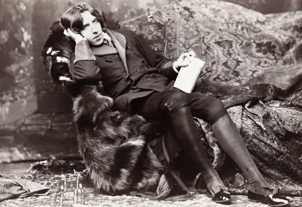 Oscar Wilde (b/w photo)  von Napoleon Sarony