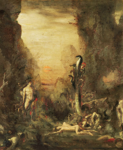 Hercules and the Lernaean Hydra, after Gustave Moreau von Narcisse Berchere