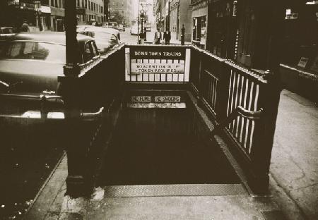 New York City Downtown Subway Entrance, Untitled 42 1964