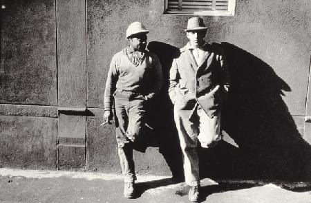 Two Workmen Against a Building, New York City, Untitled 43 1964