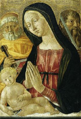 Madonna mit Kind und den Heiligen Petrus und Paulus