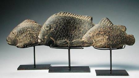 Three fish von New Kingdom Egyptian