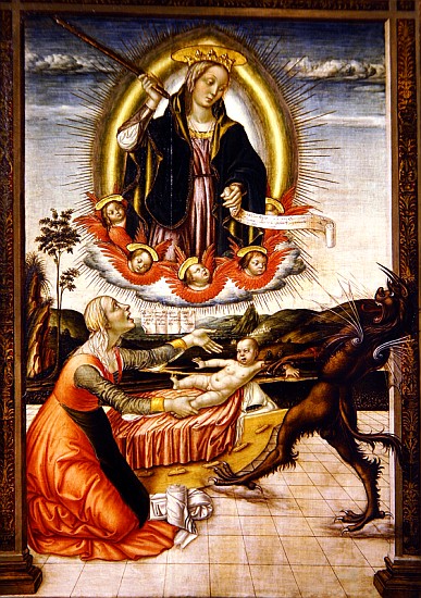 Lady of Relief (tempera on board) von Niccolo di Liberatore