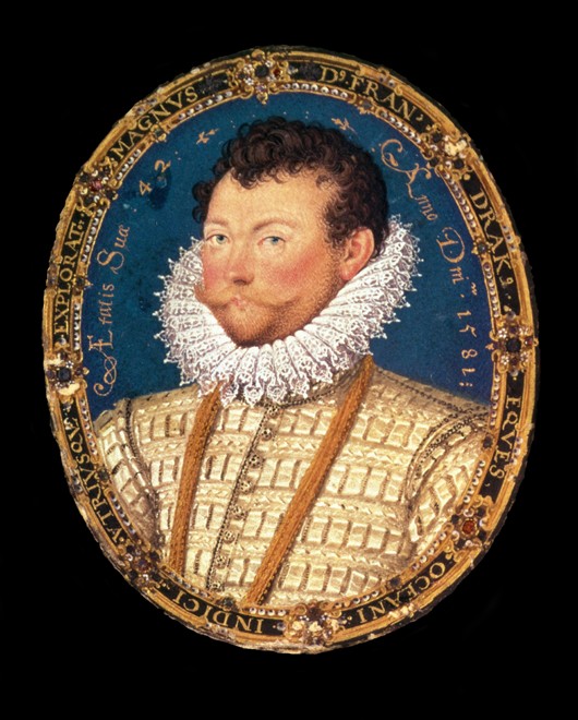 Porträt von Sir Francis Drake von Nicholas Hilliard