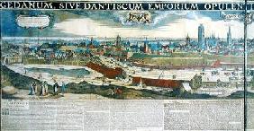 Panorama of Gdansk from Biskupia Gorka 1643