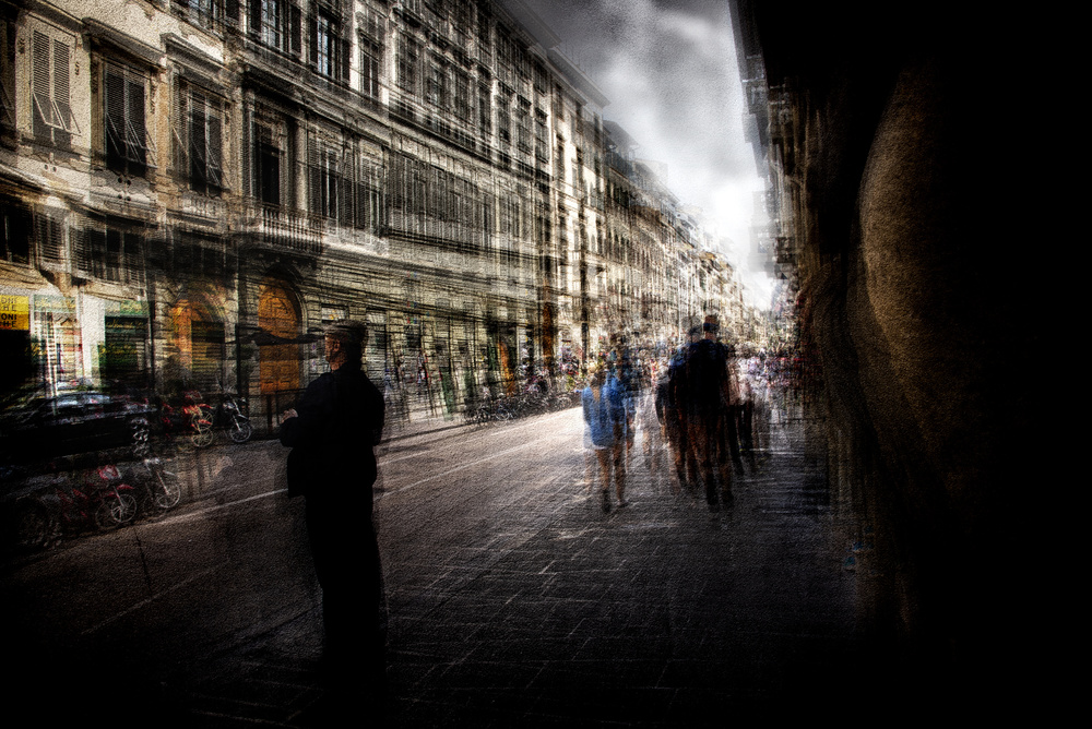 Auf den Straßen von Florenz von Nicodemo Quaglia