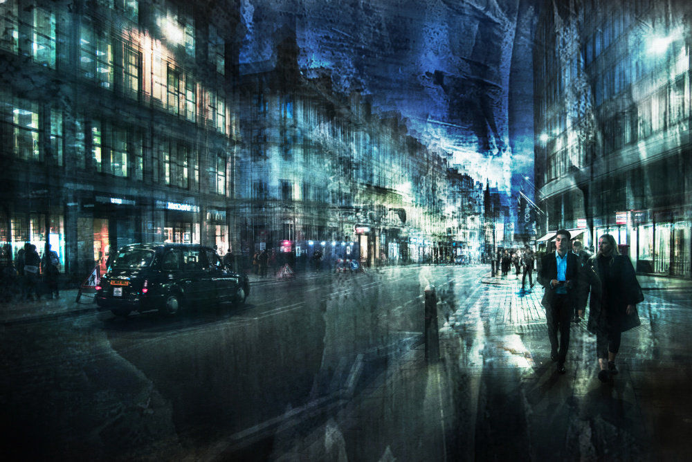 Blaue Stunde in London von Nicodemo Quaglia