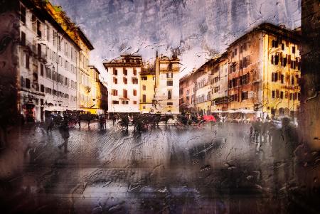 Piazza della Rotonda nach dem Regen