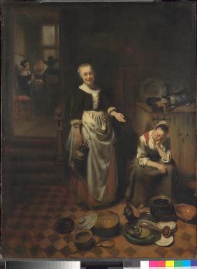 Die schlafende Küchenmagd 1655