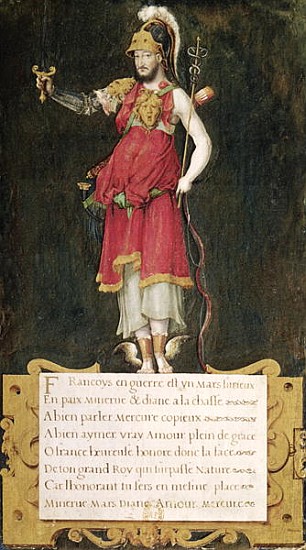 Francois I (1494-1547) as a composite deity von Nicolas Belin