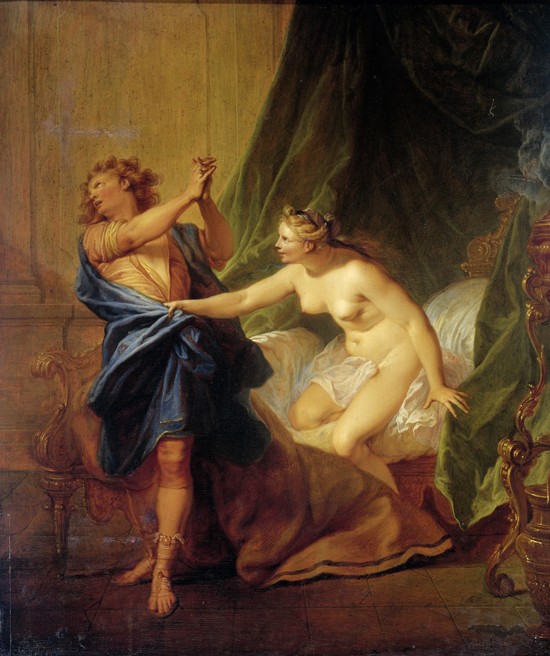 Josef und Potiphars Frau von Nicolas Bertin