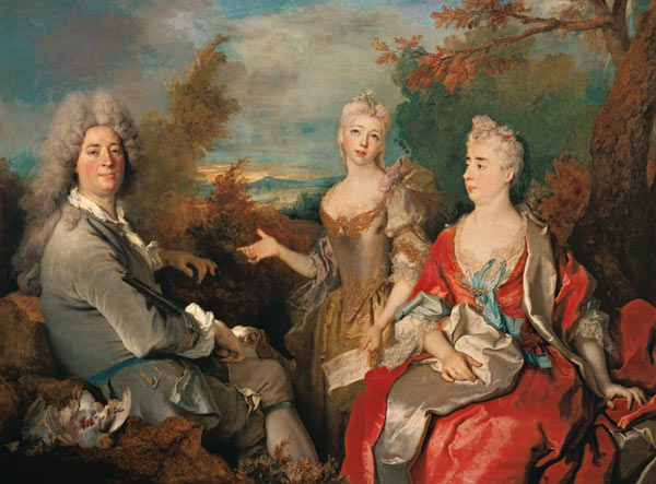 Familienportrait von Nicolas de Largilliere