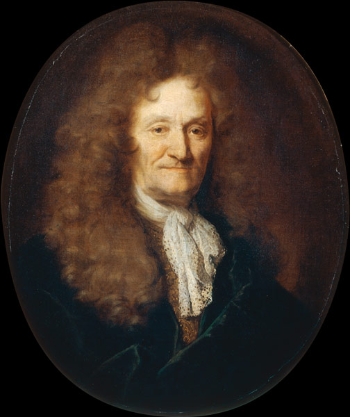 Porträt von Jean de La Fontaine (1621-1695) von Nicolas de Largillière