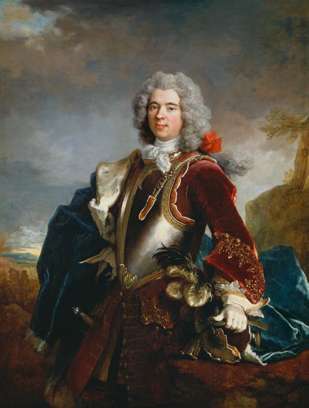 Portrait of Prince Jacques 1er Grimaldi von Nicolas de Largilliere