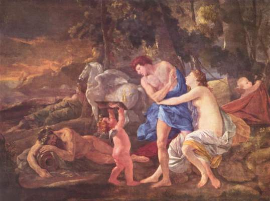 Cephalus und Aurora von Nicolas Poussin