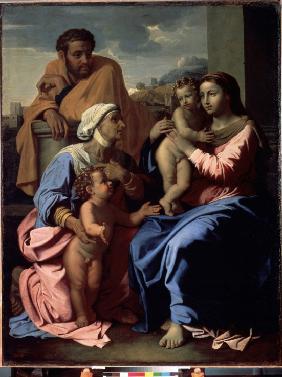 Die Heilige Familie mit dem Johannesknaben und der heiligen Elisabeth