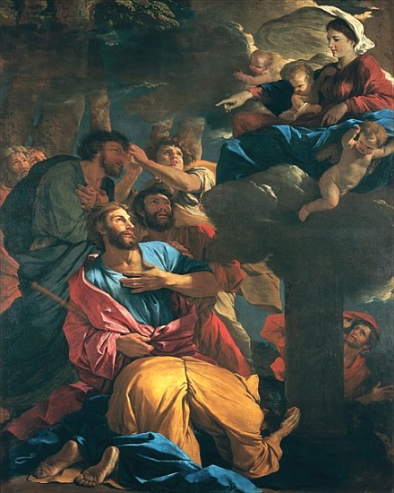The Apparition of the Virgin the St. James the Great, c.1629-30 von Nicolas Poussin
