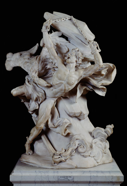Prometheus in Chains von Nicolas Sebastien Adam