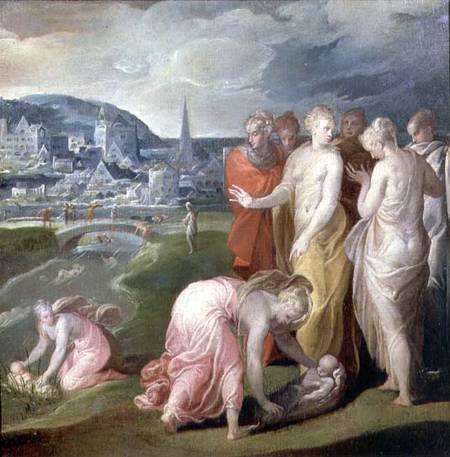 The Finding of Moses von Nicolo dell' Abate