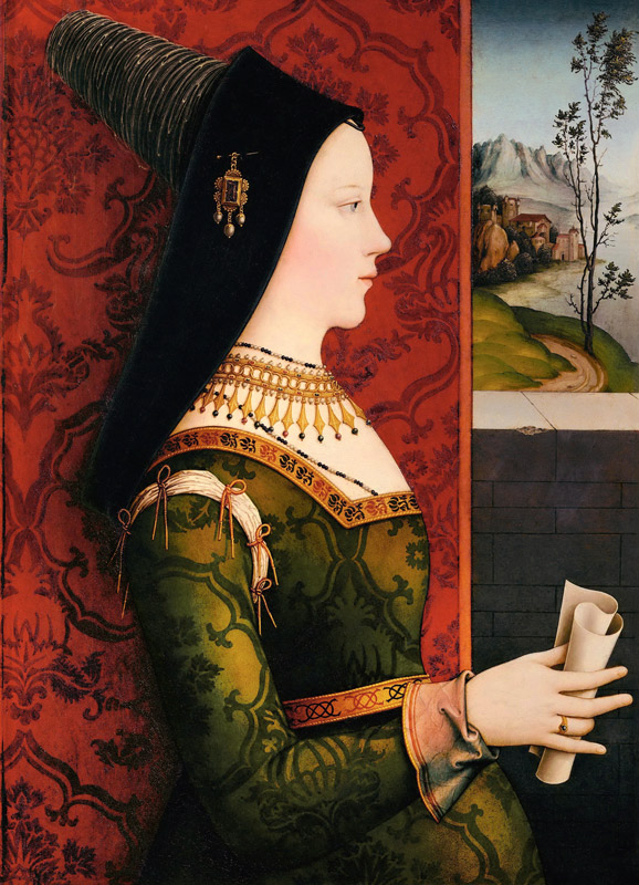Porträt von Herzogin Maria von Burgund 1457-1482 von Niklas Reiser